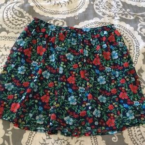 Hollister Floral Skirt
